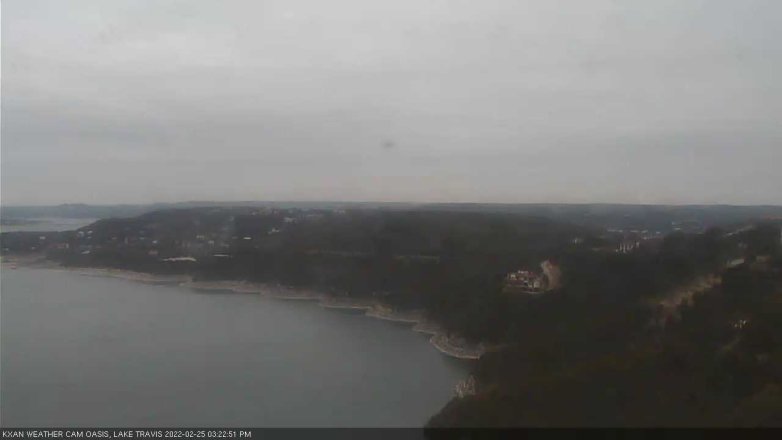 Lake Travis webcam, February 25, 2022 3:25 PM CT
