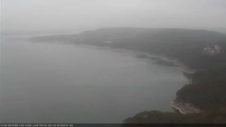Lake Travis webcam, February 26, 2022 9:45 AM CT
