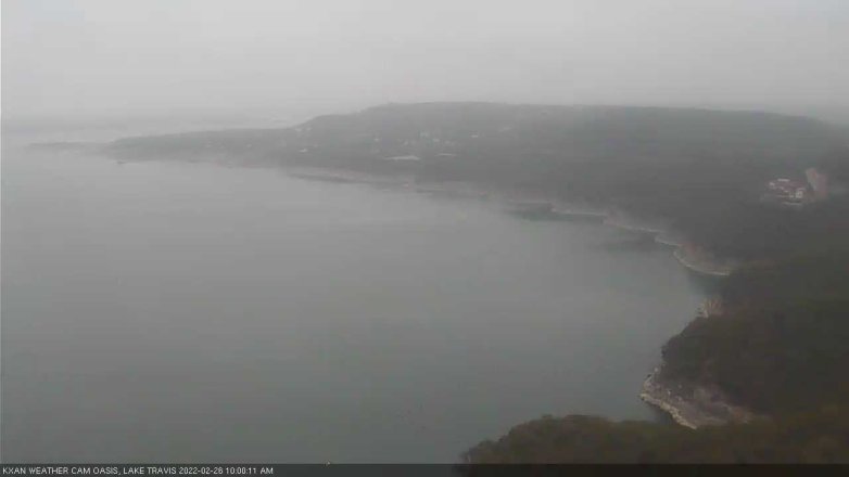 Lake Travis webcam, February 26, 2022 10:00 AM CT