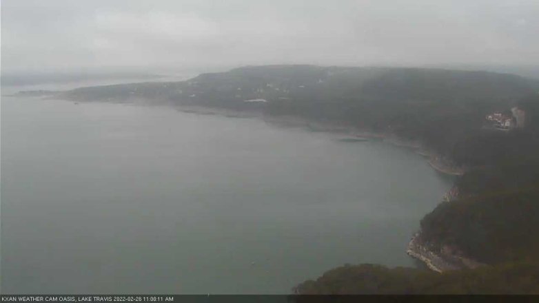 Lake Travis webcam, February 26, 2022 11:00 AM CT