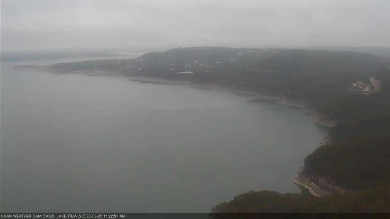 Lake Travis webcam, February 26, 2022 11:25 AM CT