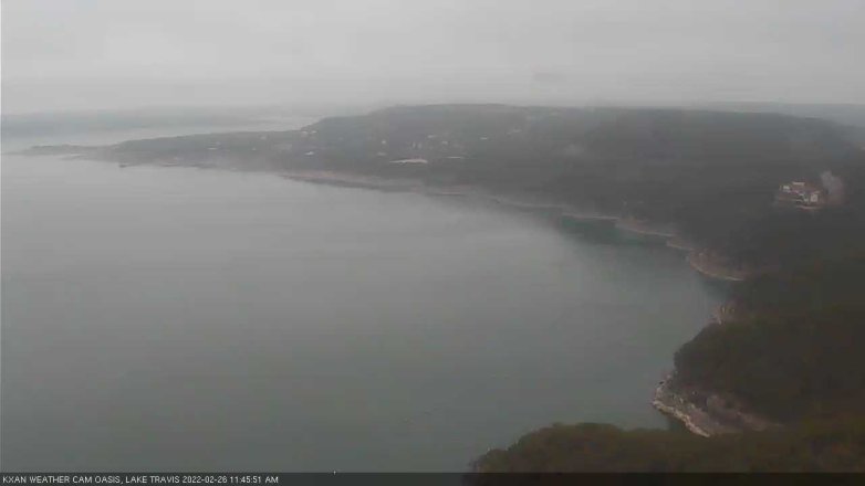 Lake Travis webcam, February 26, 2022 11:45 AM CT