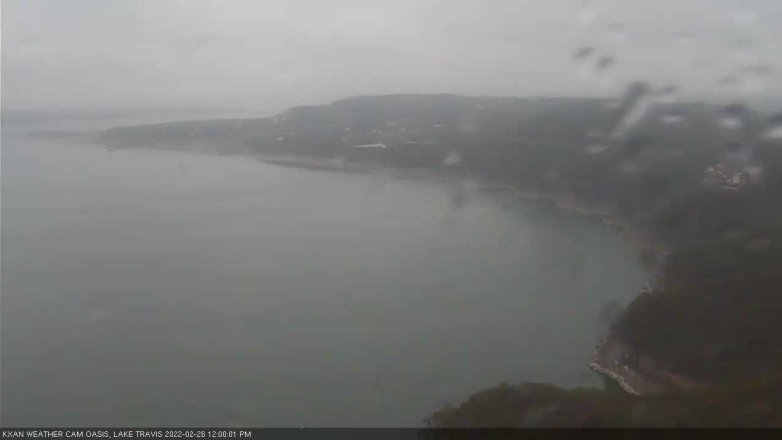 Lake Travis webcam, February 26, 2022 12:00 PM CT