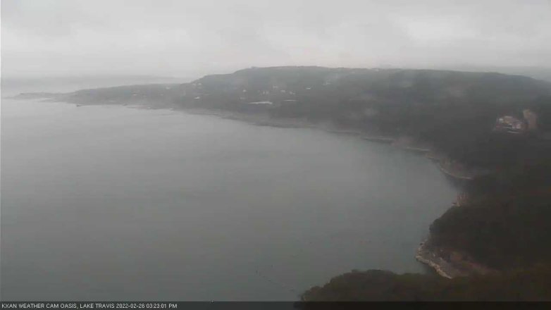 Lake Travis webcam, February 26, 2022 3:25 PM CT