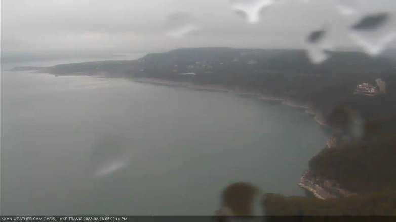 Lake Travis webcam, February 26, 2022 5:00 PM CT