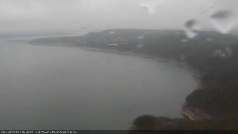 Lake Travis webcam, February 26, 2022 5:25 PM CT