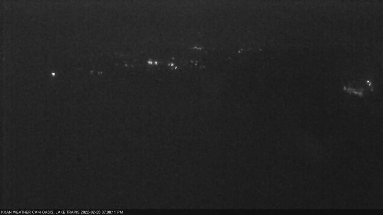 Lake Travis webcam, February 26, 2022 7:00 PM CT