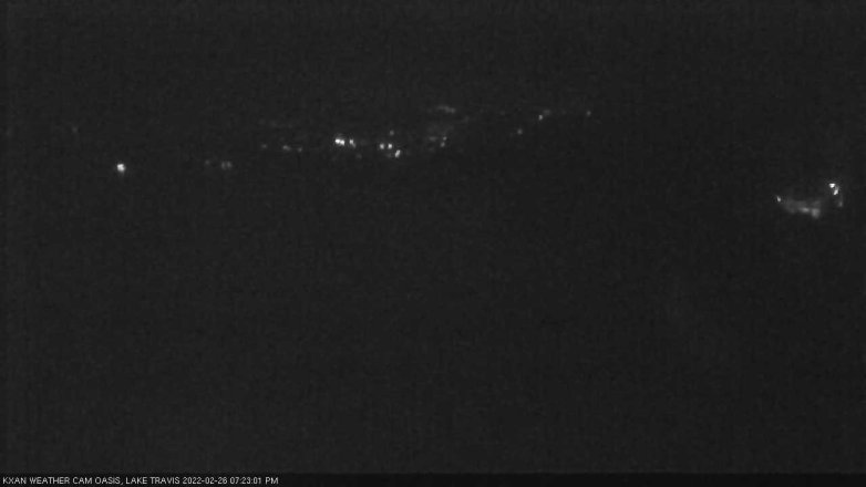 Lake Travis webcam, February 26, 2022 7:25 PM CT