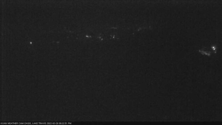 Lake Travis webcam, February 26, 2022 8:25 PM CT