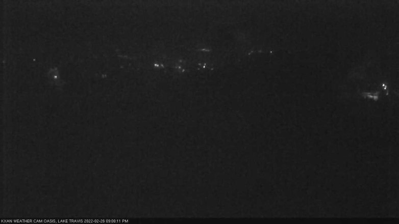 Lake Travis webcam, February 26, 2022 9:00 PM CT