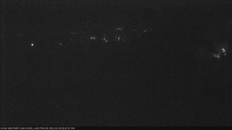 Lake Travis webcam, February 26, 2022 9:25 PM CT