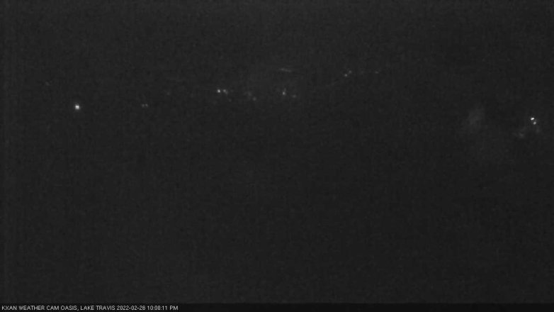 Lake Travis webcam, February 26, 2022 10:00 PM CT