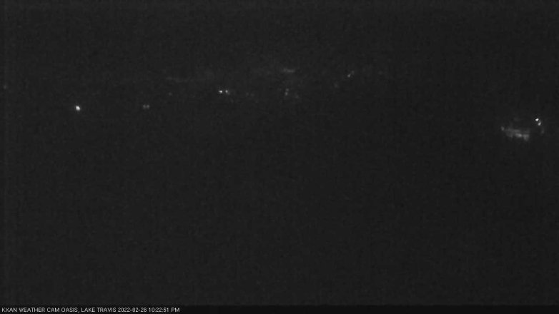 Lake Travis webcam, February 26, 2022 10:25 PM CT