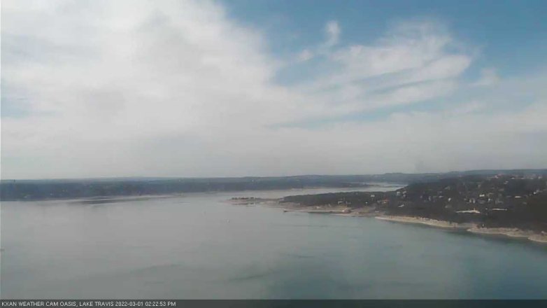 Lake Travis webcam, March 1, 2022 2:25 PM CT