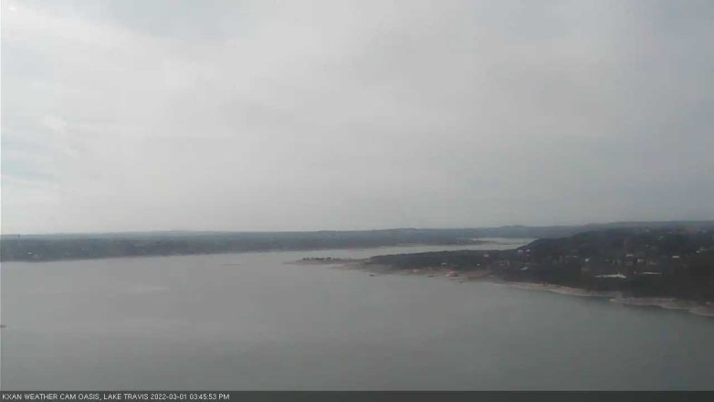 Lake Travis webcam, March 1, 2022 3:45 PM CT