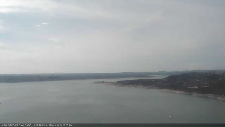 Lake Travis webcam, March 1, 2022 4:00 PM CT