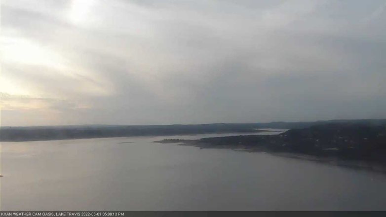 Lake Travis webcam, March 1, 2022 5:00 PM CT