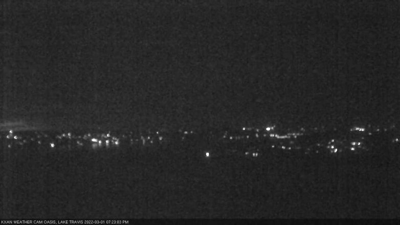 Lake Travis webcam, March 1, 2022 7:25 PM CT