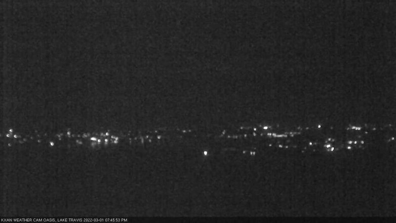 Lake Travis webcam, March 1, 2022 7:45 PM CT