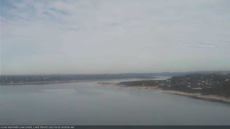 Lake Travis webcam, March 2, 2022 10:00 AM CT