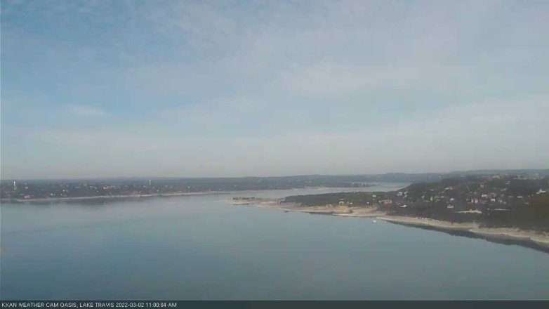 Lake Travis webcam, March 2, 2022 11:00 AM CT