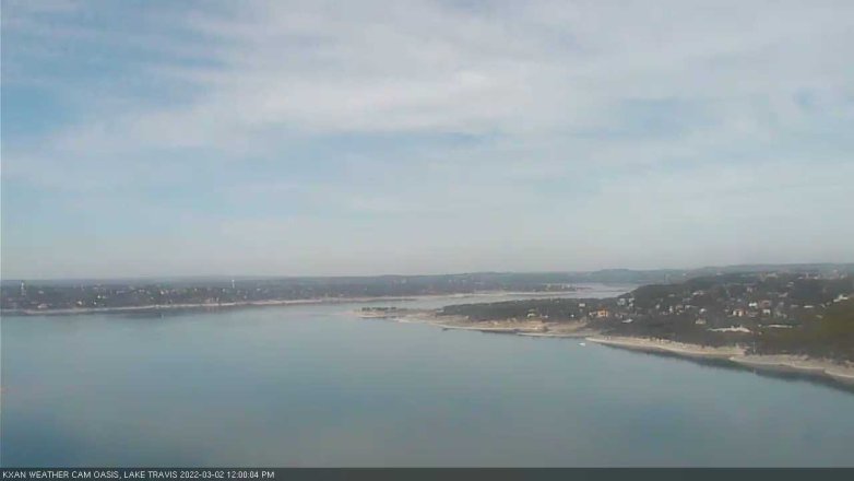 Lake Travis webcam, March 2, 2022 12:00 PM CT