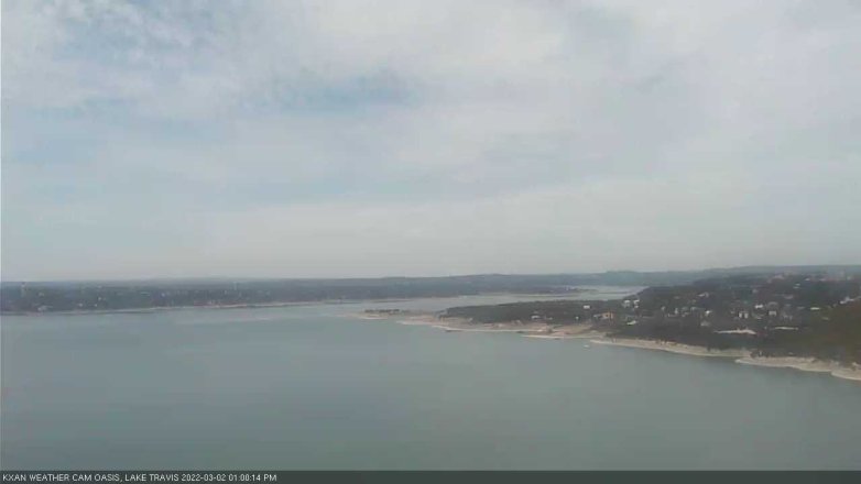 Lake Travis webcam, March 2, 2022 1:00 PM CT