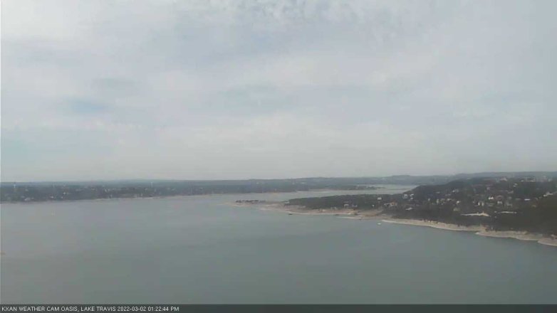 Lake Travis webcam, March 2, 2022 1:25 PM CT