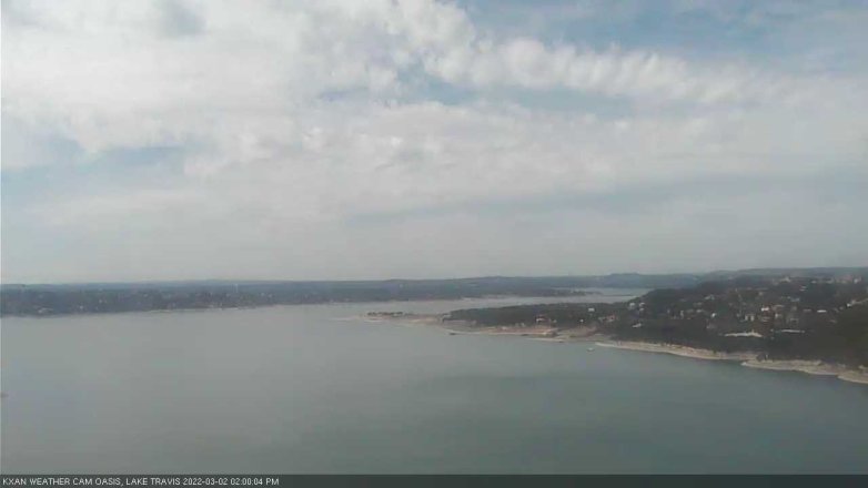 Lake Travis webcam, March 2, 2022 2:00 PM CT