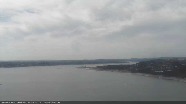 Lake Travis webcam, March 2, 2022 2:25 PM CT
