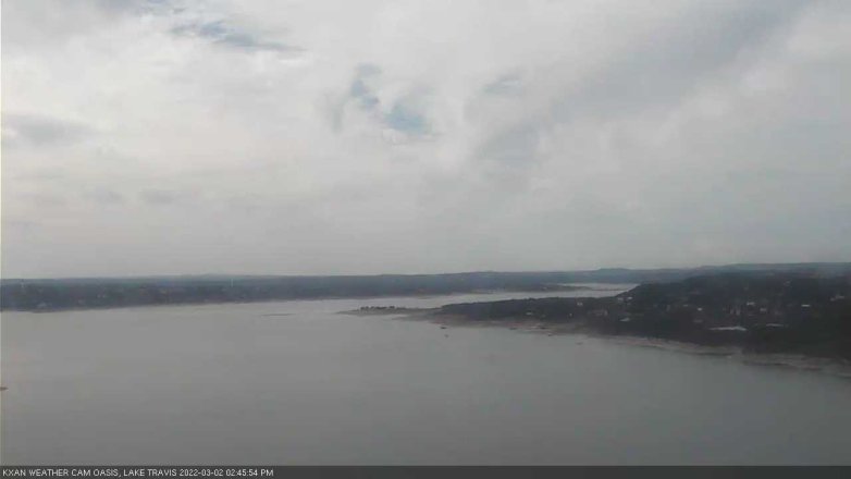 Lake Travis webcam, March 2, 2022 2:45 PM CT