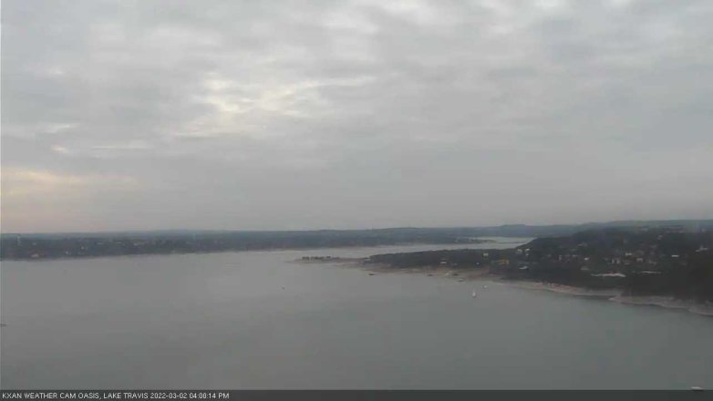Lake Travis webcam, March 2, 2022 4:00 PM CT