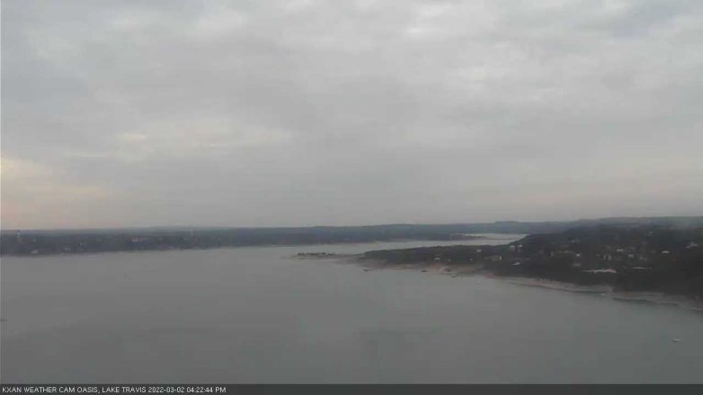 Lake Travis webcam, March 2, 2022 4:25 PM CT
