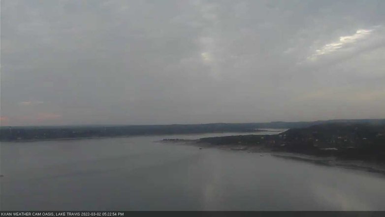Lake Travis webcam, March 2, 2022 5:25 PM CT