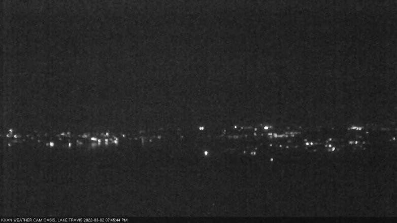 Lake Travis webcam, March 2, 2022 7:45 PM CT