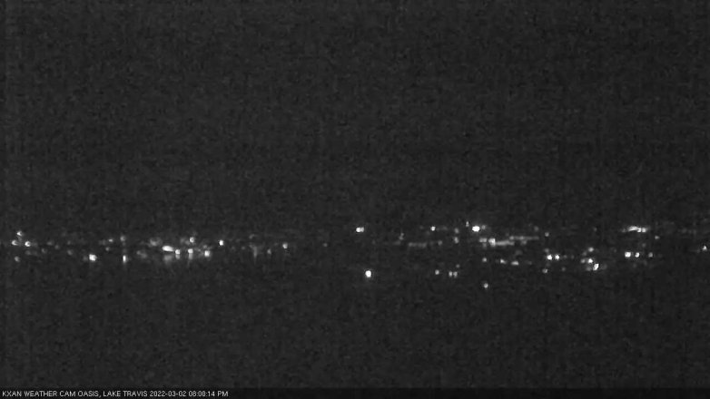 Lake Travis webcam, March 2, 2022 8:00 PM CT