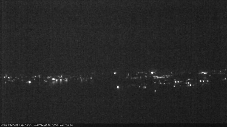 Lake Travis webcam, March 2, 2022 8:25 PM CT