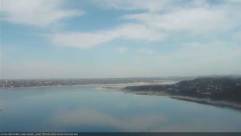 Lake Travis webcam, March 3, 2022 10:25 AM CT