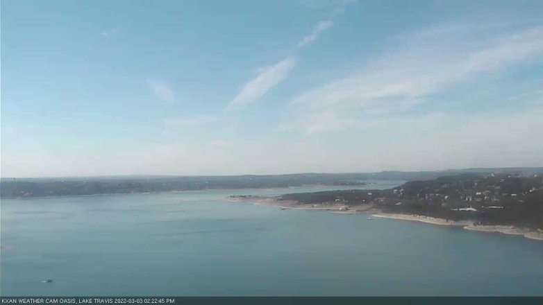 Lake Travis webcam, March 3, 2022 2:25 PM CT