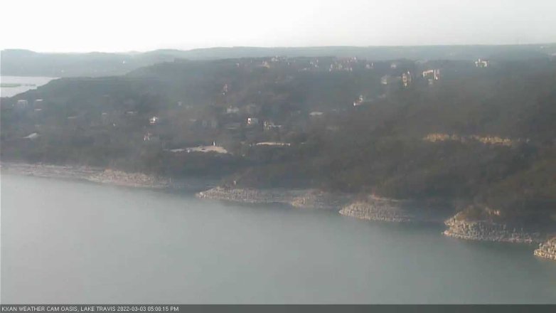 Lake Travis webcam, March 3, 2022 5:00 PM CT