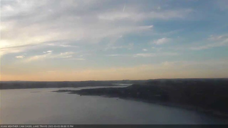 Lake Travis webcam, March 3, 2022 6:00 PM CT