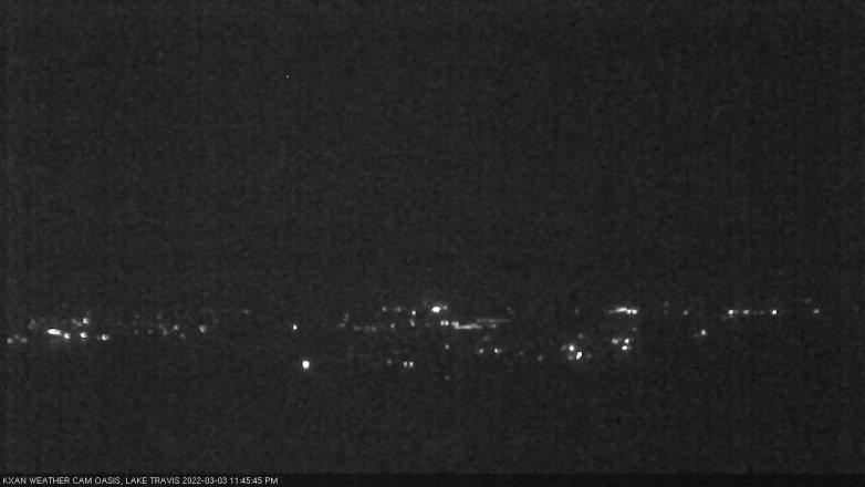 Lake Travis webcam, March 3, 2022 11:45 PM CT