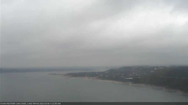 Lake Travis webcam, March 4, 2022 11:25 AM CT