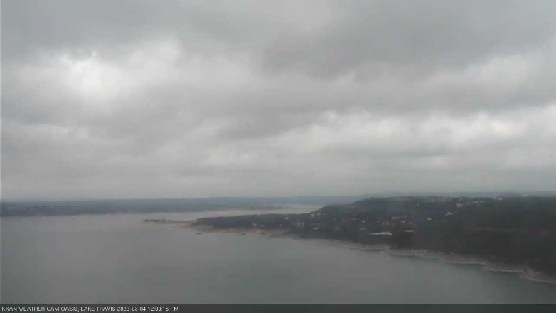 Lake Travis webcam, March 4, 2022 12:00 PM CT
