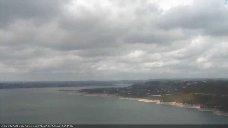Lake Travis webcam, March 4, 2022 12:45 PM CT
