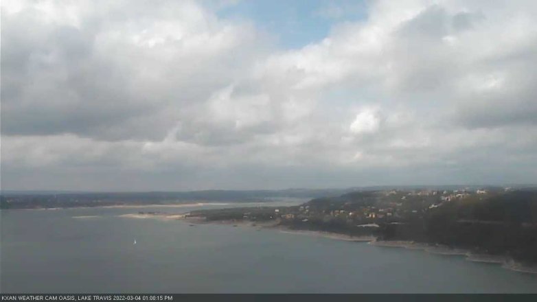 Lake Travis webcam, March 4, 2022 1:00 PM CT