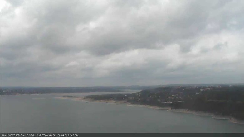 Lake Travis webcam, March 4, 2022 1:25 PM CT
