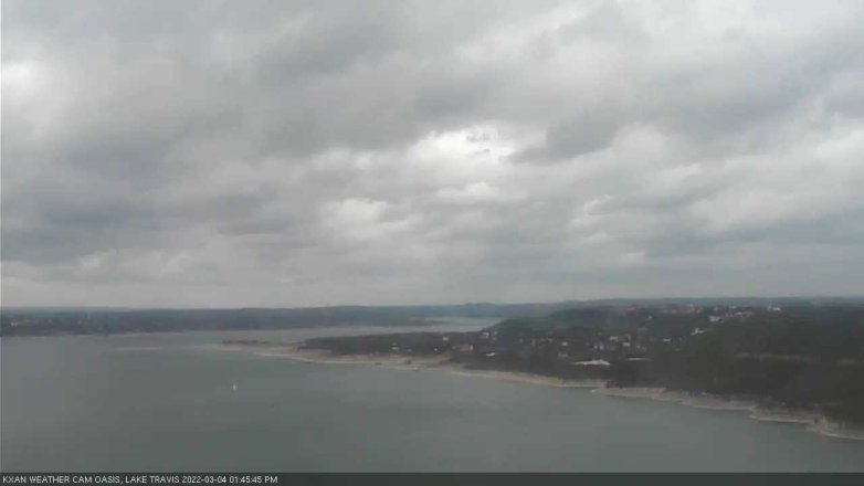 Lake Travis webcam, March 4, 2022 1:45 PM CT