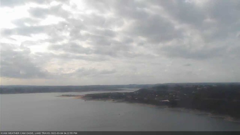Lake Travis webcam, March 4, 2022 4:25 PM CT