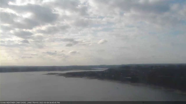 Lake Travis webcam, March 4, 2022 4:45 PM CT